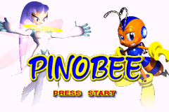 Pinobee - Wings of Adventure Title Screen